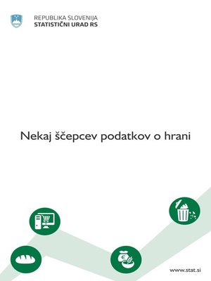 cover image of Nekaj ščepcev podatkov o hrani